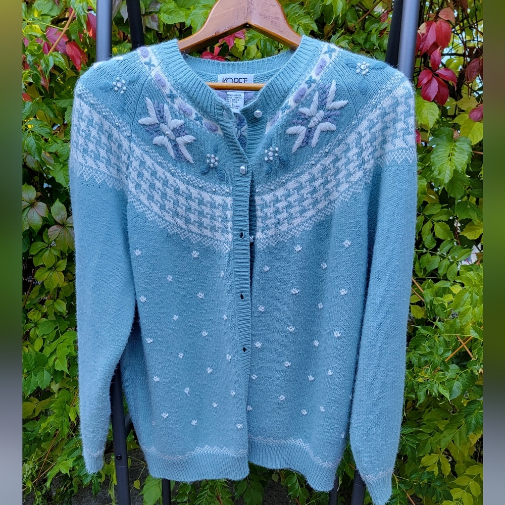 Green Cardigan